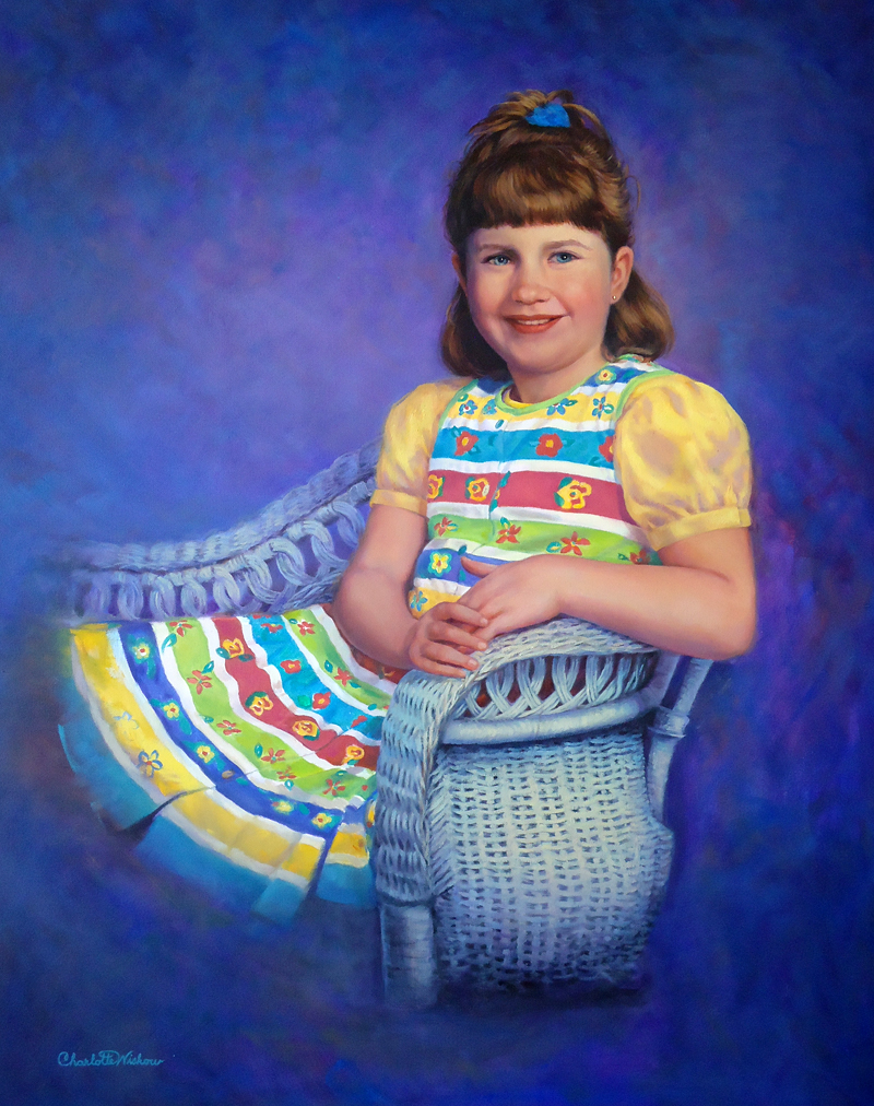 Whitley Webster, Oil Painting by artist Charlotte Wiskow